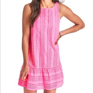 EUC Vineyard Vines Sea Spray Eyelet Cisco Dress 14